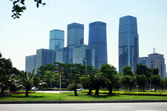 深圳建筑群風光