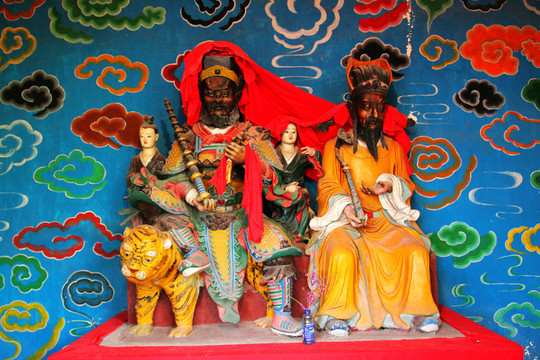 豐都鬼城 財(cái)福殿佛像