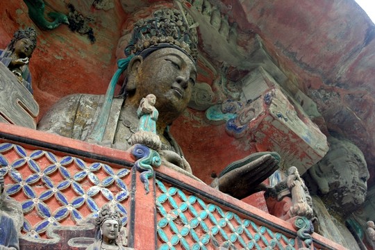 大足石刻 觀無量壽佛經(jīng)變相