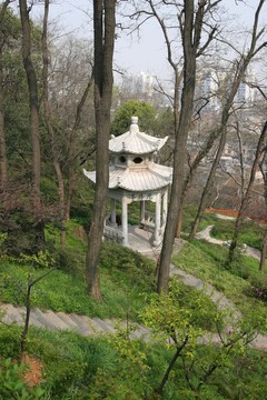 黃鶴樓公園 抱膝亭
