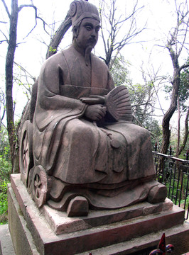武漢龜山 諸葛亮 像