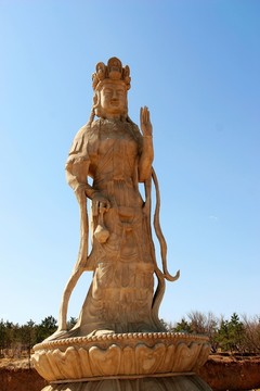 赤峰市 仿遼代觀音巨型雕塑