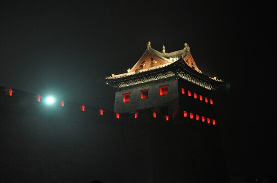 古城夜景