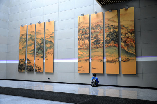 上海地鐵站內(nèi)景