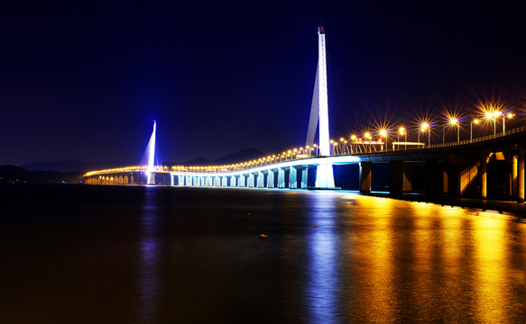 深圳灣大橋夜景