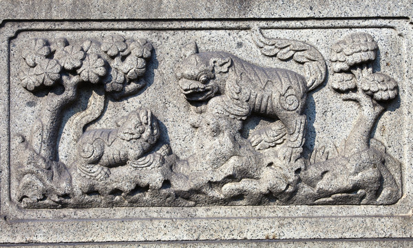 石雕欄