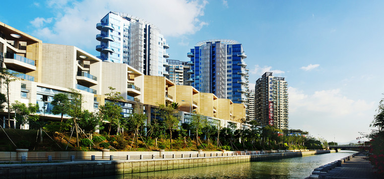 深圳灣建筑風光