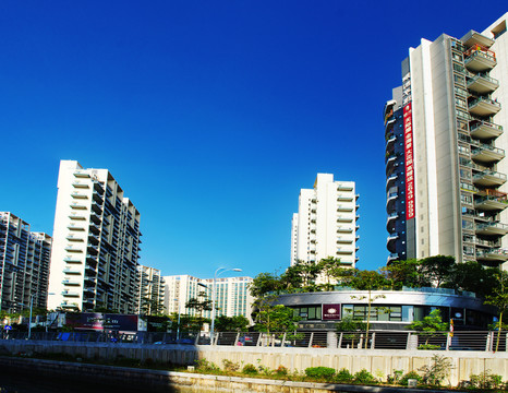深圳灣建筑風光