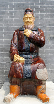 唐代文化名人雕像 孟浩然