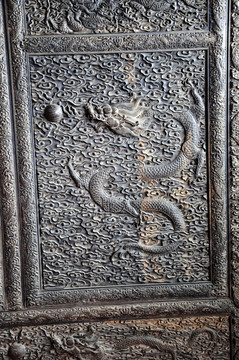 明清龍紋實(shí)木家具