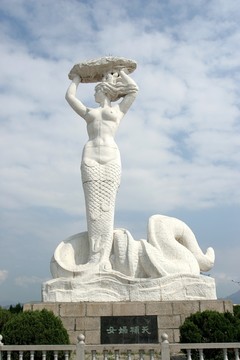 深圳蛇口 女媧補(bǔ)天塑像