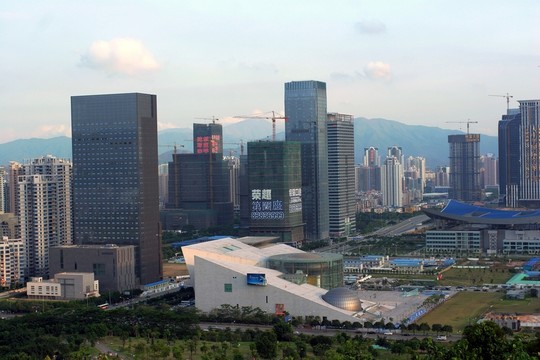 深圳市 現(xiàn)代化建筑群