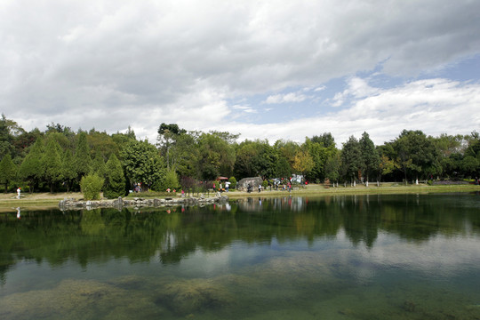 云南省大理 蝴蝶泉公園