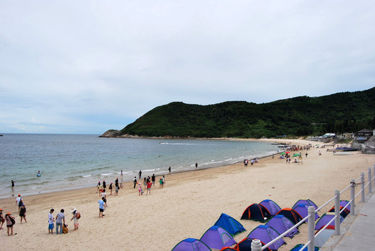 深圳西沖海邊沙灘