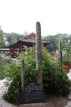 北京市恭王府 天然石筍