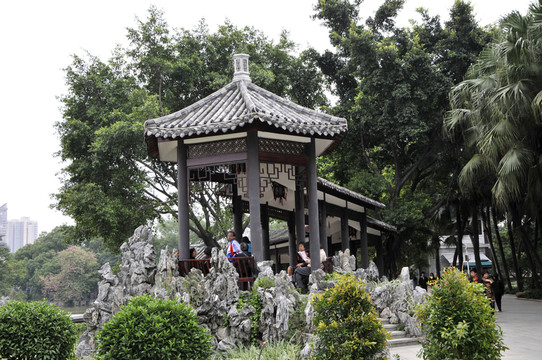 荔灣湖公園 亭臺(tái)樓閣