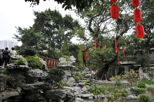荔灣湖公園 假山 奇石
