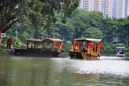 荔灣湖公園 游船