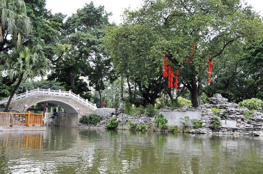 荔灣湖公園 廊橋