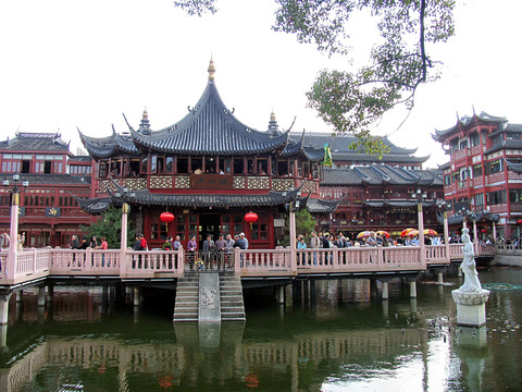 上海豫園 湖心亭茶樓