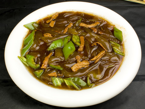 肉絲拉皮