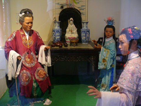 山西永濟(jì)普救寺蠟像