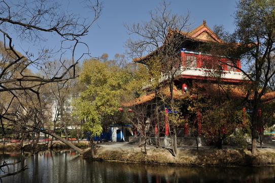 甘肅柳湖古亭