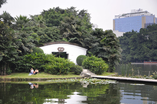 流花湖公園 浮丘
