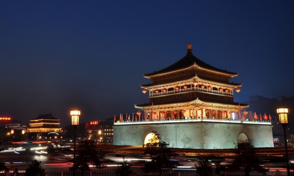 西安鐘樓夜景
