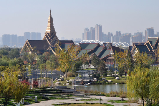 西安世界園藝博覽會(huì)建筑景觀