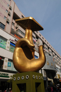 手指雕像