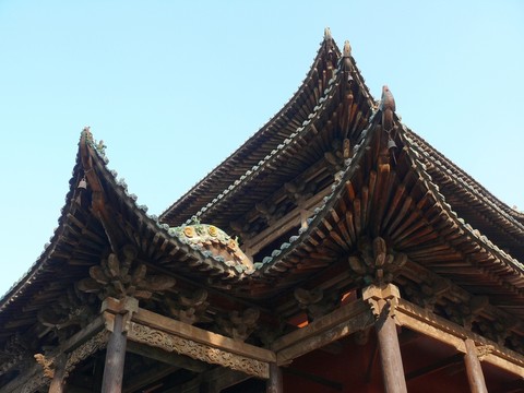 運(yùn)城關(guān)帝廟飛檐