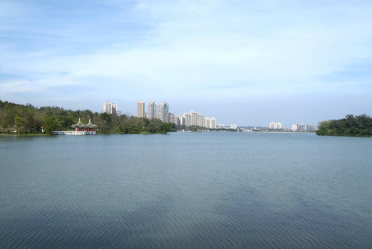 湖景