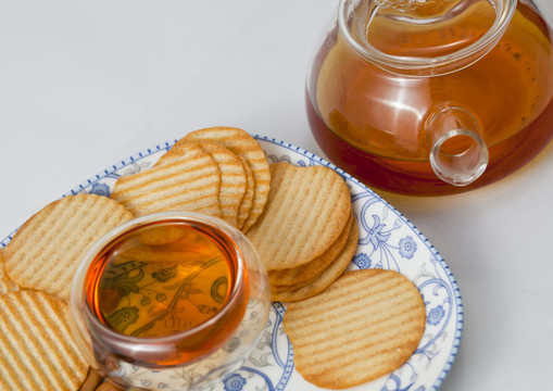 薯片 茶