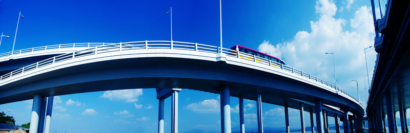深圳灣大橋 藍(lán)調(diào)