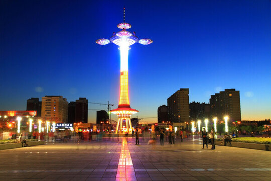 都市廣場夜景