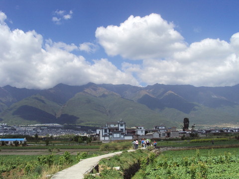 云南大理山間小路
