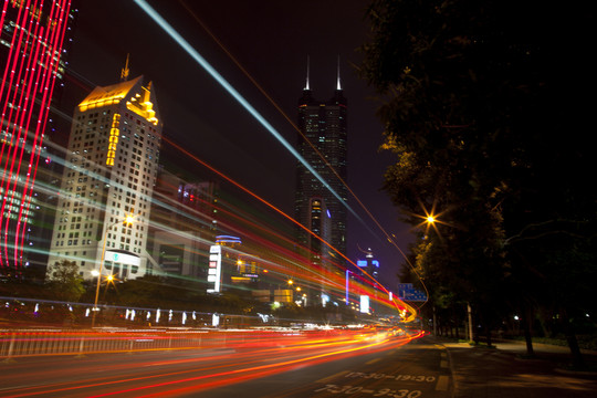 深南大道夜景