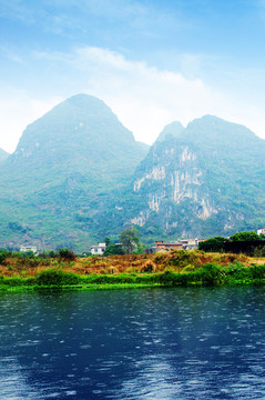 陽朔遇龍河風(fēng)光