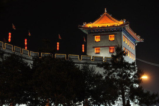 西安南門美麗夜色