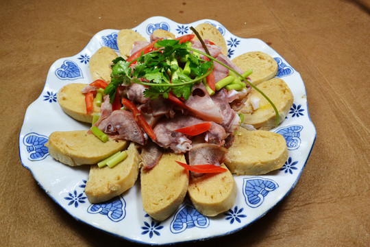 豬頭肉夾饃