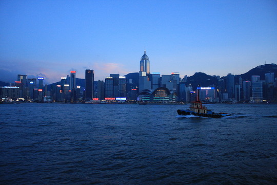 香港 香港夜景 香港維多利亞港 香港大都會