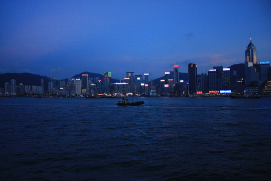 香港 香港夜景 香港維多利亞港 香港大都會
