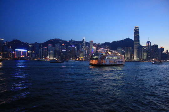 香港 香港夜景 香港維多利亞港 香港大都會