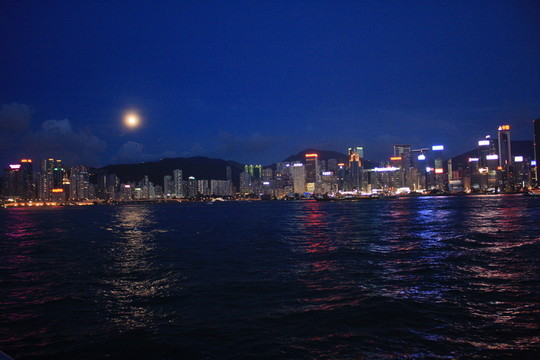 香港 香港夜景 香港維多利亞港 香港大都會