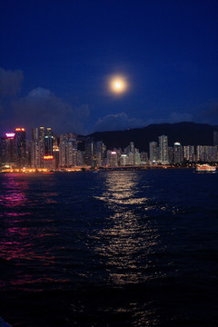 香港 香港夜景 香港維多利亞港 香港大都會