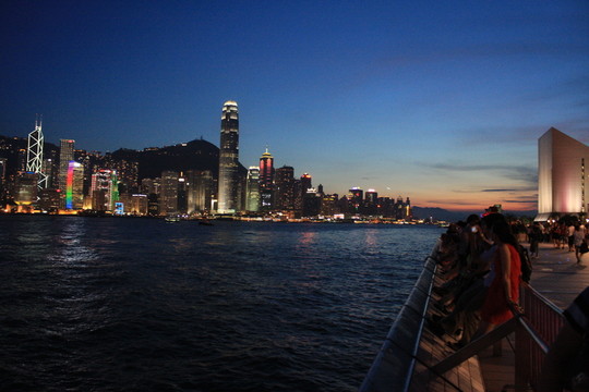 香港 香港夜景 香港維多利亞港 香港大都會