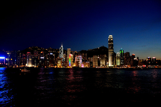 香港 香港夜景 香港維多利亞港 香港大都會