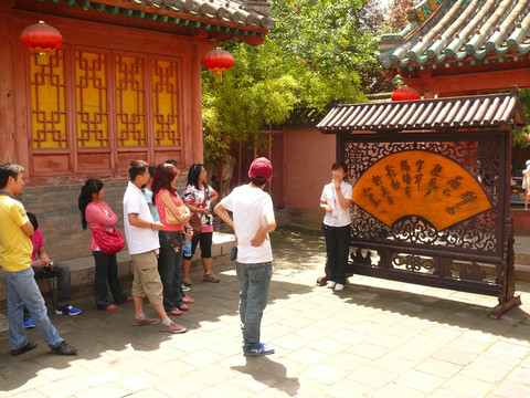 山西永濟普救寺梨花深院
