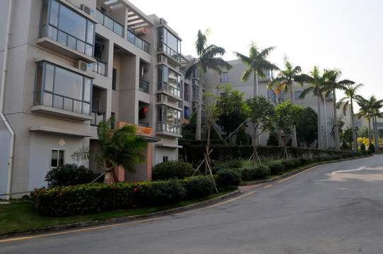 住宅小區(qū) 小區(qū)道路 住宅樓